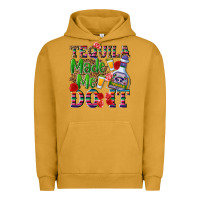 Pigment Peanut Butter Tequila made me do it Urban Hoodie - NancyCooperArtShop