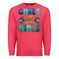 Cardinal curls for the girls Premium Sweatshirt - MaliasSmallBusiness