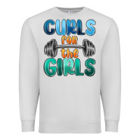 Dove Grey curls for the girls Premium Sweatshirt - MaliasSmallBusiness