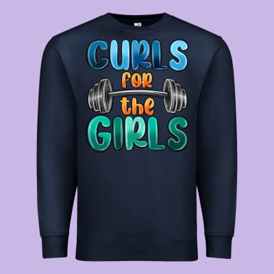 Curls For The Girls Premium Sweatshirt Designed By Maliassmallbusiness