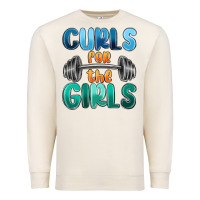 Sandshell curls for the girls Premium Sweatshirt - MaliasSmallBusiness