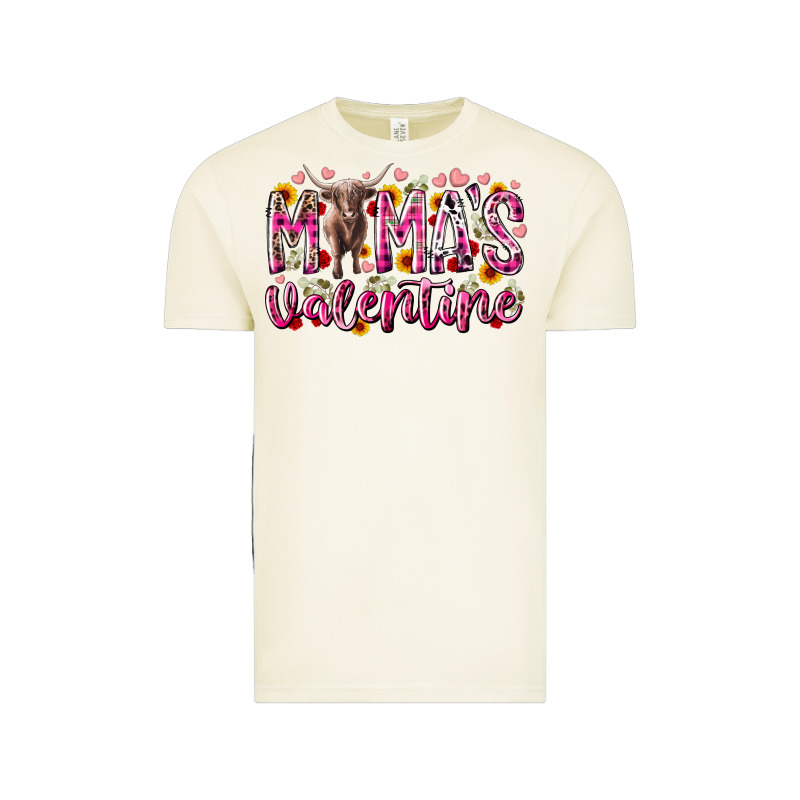 Mama Is Valentine Vintage Tee by RacoonDesign | Teevron