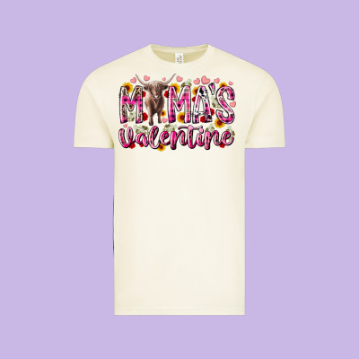 Mama Is Valentine Vintage Tee Designed By Racoondesign