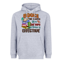 Heather Grey books are cheaper than therapy Heavyweight Hoodie - MaliasSmallBusiness