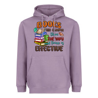 Lavender books are cheaper than therapy Heavyweight Hoodie - MaliasSmallBusiness
