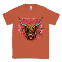 Copper highland cow valentines Classic Tee - JahusDesignShop