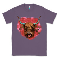 Lavender highland cow valentines Classic Tee - JahusDesignShop