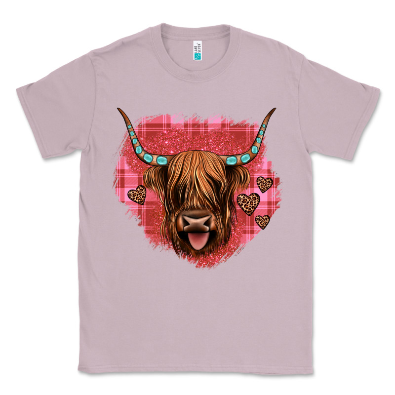 Highland Cow Valentines Classic Tee by JahusDesignShop | Teevron