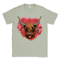 Matcha highland cow valentines Classic Tee - JahusDesignShop
