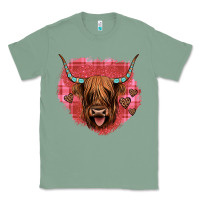 Sage highland cow valentines Classic Tee - JahusDesignShop