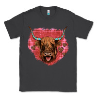 Smoke highland cow valentines Classic Tee - JahusDesignShop