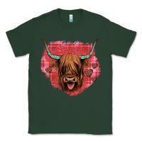 Sports Green highland cow valentines Classic Tee - JahusDesignShop