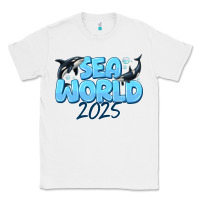 White Sea World 2025 Classic Tee - CowhideDigitalArt
