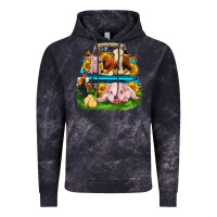 Cloud Black farm truck animals Vintage Hoodie - Zillion Design Studio