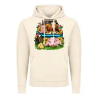 Vintage Artic farm truck animals Vintage Hoodie - Zillion Design Studio