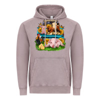 Vintage Zinc farm truck animals Vintage Hoodie - Zillion Design Studio