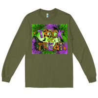 Army Green trick or treat mouse pad Long Sleeve Tee - BundleAndBundleShop