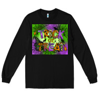 Black trick or treat mouse pad Long Sleeve Tee - BundleAndBundleShop