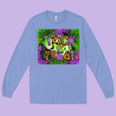 Trick Or Treat Mouse Pad Long Sleeve Tee Designed By Bundleandbundleshop