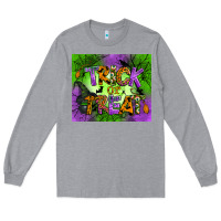 Heather Grey trick or treat mouse pad Long Sleeve Tee - BundleAndBundleShop