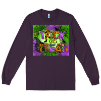 Plum trick or treat mouse pad Long Sleeve Tee - BundleAndBundleShop