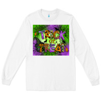 White trick or treat mouse pad Long Sleeve Tee - BundleAndBundleShop