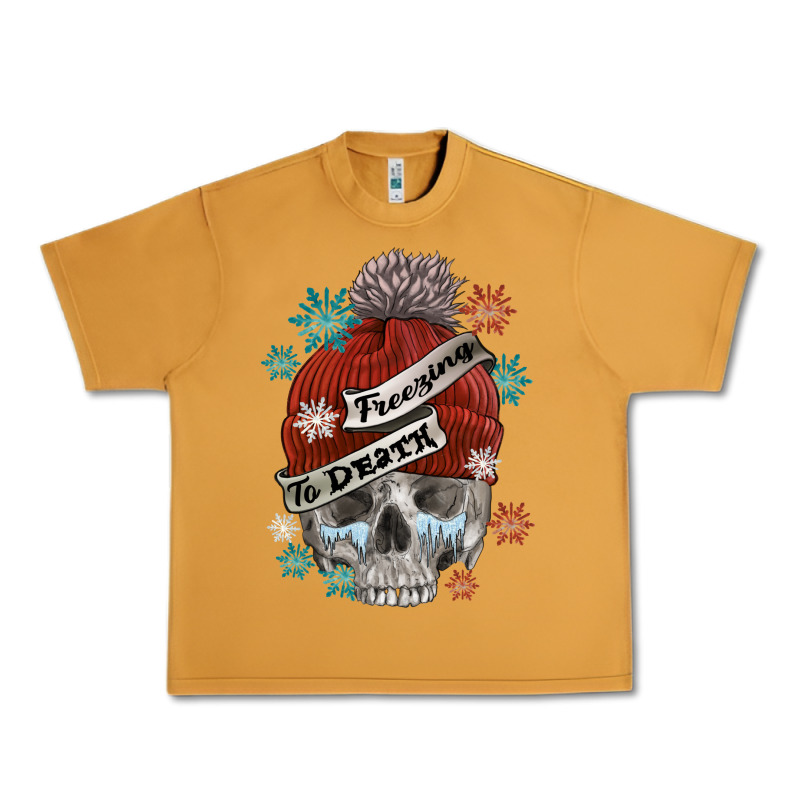 Freezing To Death Skull Urban Heavy Tee by FaDigitalArtStudio | Teevron