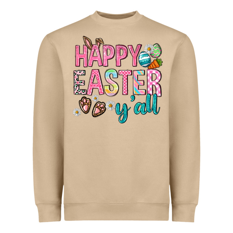 Happy Easter Y'all Heavyweight Sweatshirt by Neo Western | Teevron