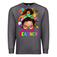 Charcoal Heather preschool teacher Premium Sweatshirt - NancyCooperArtShop