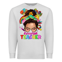 Dove Grey preschool teacher Premium Sweatshirt - NancyCooperArtShop