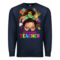 Navy preschool teacher Premium Sweatshirt - NancyCooperArtShop