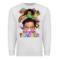 Oatmeal Heather preschool teacher Premium Sweatshirt - NancyCooperArtShop