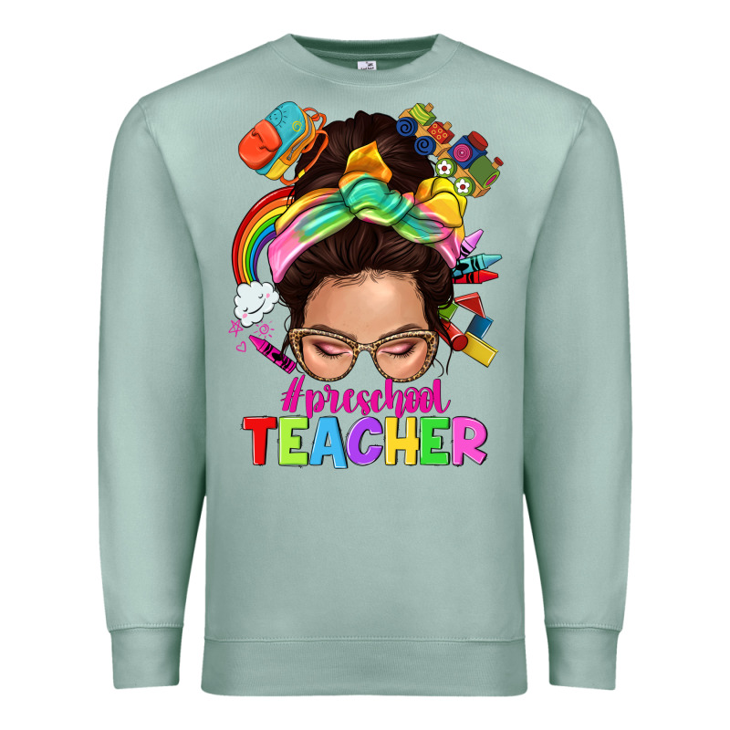 Preschool Teacher Premium Sweatshirt by NancyCooperArtShop | Teevron