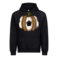 Black Soccer Pumpkin Urban Hoodie - texasbilliewilder