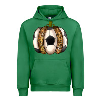 Emerald Soccer Pumpkin Urban Hoodie - texasbilliewilder