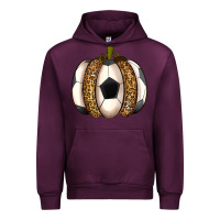 Mauve Wine Soccer Pumpkin Urban Hoodie - texasbilliewilder