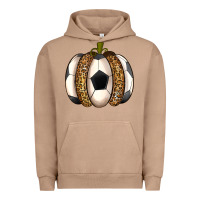 Pigment Burro Soccer Pumpkin Urban Hoodie - texasbilliewilder