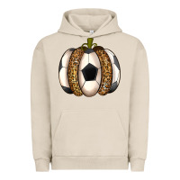 Pigment French Oak Soccer Pumpkin Urban Hoodie - texasbilliewilder