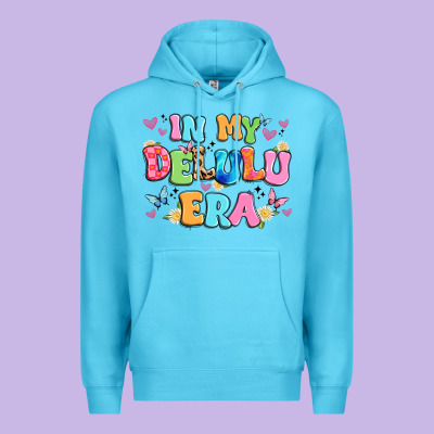In My Delulu Era Premium Hoodie Designed By Artiststas