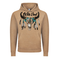Vintage Coffee wild soul boho skull Vintage Hoodie - RanaPortraitStore