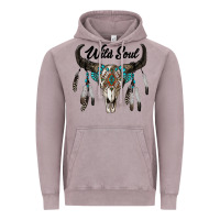 Vintage Zinc wild soul boho skull Vintage Hoodie - RanaPortraitStore