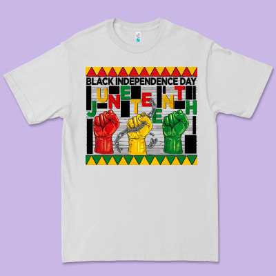 Black Independence Day Juneteenth Tumbler Premium Tee Designed By Barkaloodesign