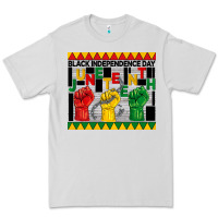 Dove Grey black independence day juneteenth tumbler Premium Tee - BarkalooDesign
