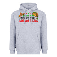 Heather Grey i cant make everyone happy i an not a taco Heavyweight Hoodie - MaliasSmallBusiness