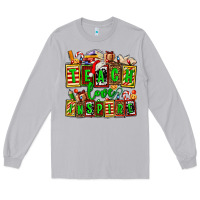 Moon Dust teach love inspire with Christmas and teacher elements Long Sleeve Tee - AdoDesignShop