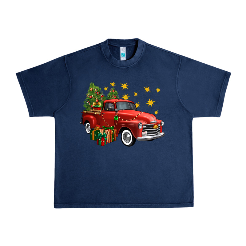 Christmas Truck Urban Heavy Tee by FaDigitalArtStudio | Teevron