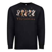 Black howdy christmas Premium Sweatshirt - MaliasSmallBusiness