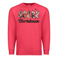 Cardinal howdy christmas Premium Sweatshirt - MaliasSmallBusiness