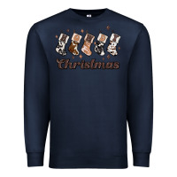 Navy howdy christmas Premium Sweatshirt - MaliasSmallBusiness