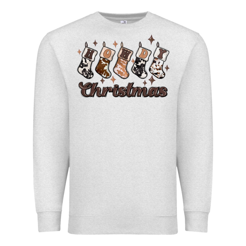Howdy Christmas Premium Sweatshirt by MaliasSmallBusiness | Teevron